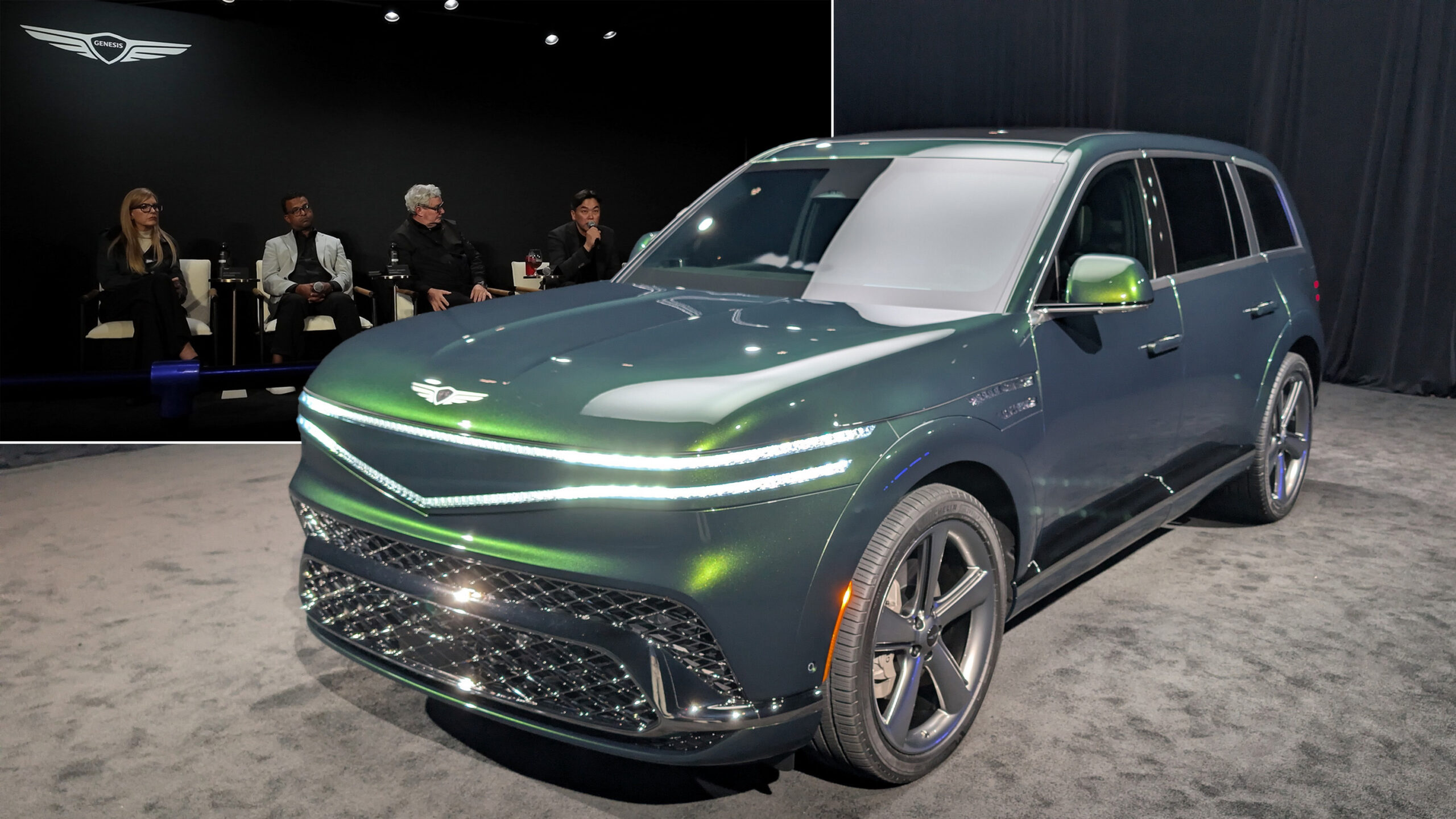 Genesis Could Give The GV90 A Gas Engine To Do What Cadillac’s EV Won’t