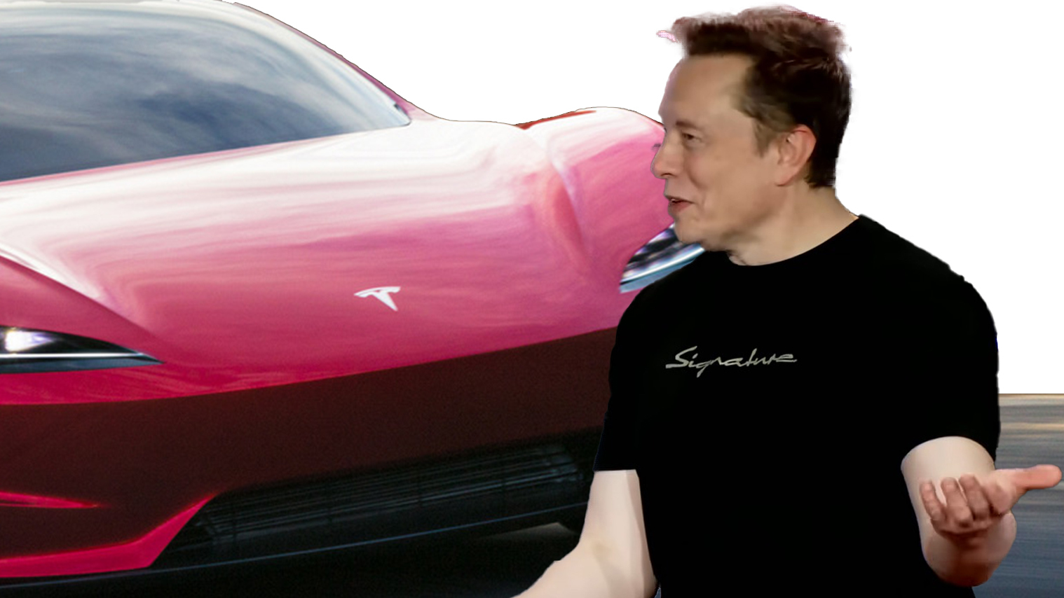 Tesla’s Redesigned ‘Flying’ Roadster Finally Debuts This Month. Maybe