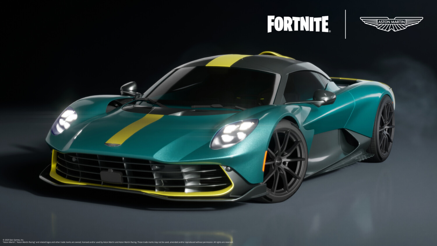 アストンマーティンのスーパーカーが『フォートナイト』と『ロケットリーグ』に登場