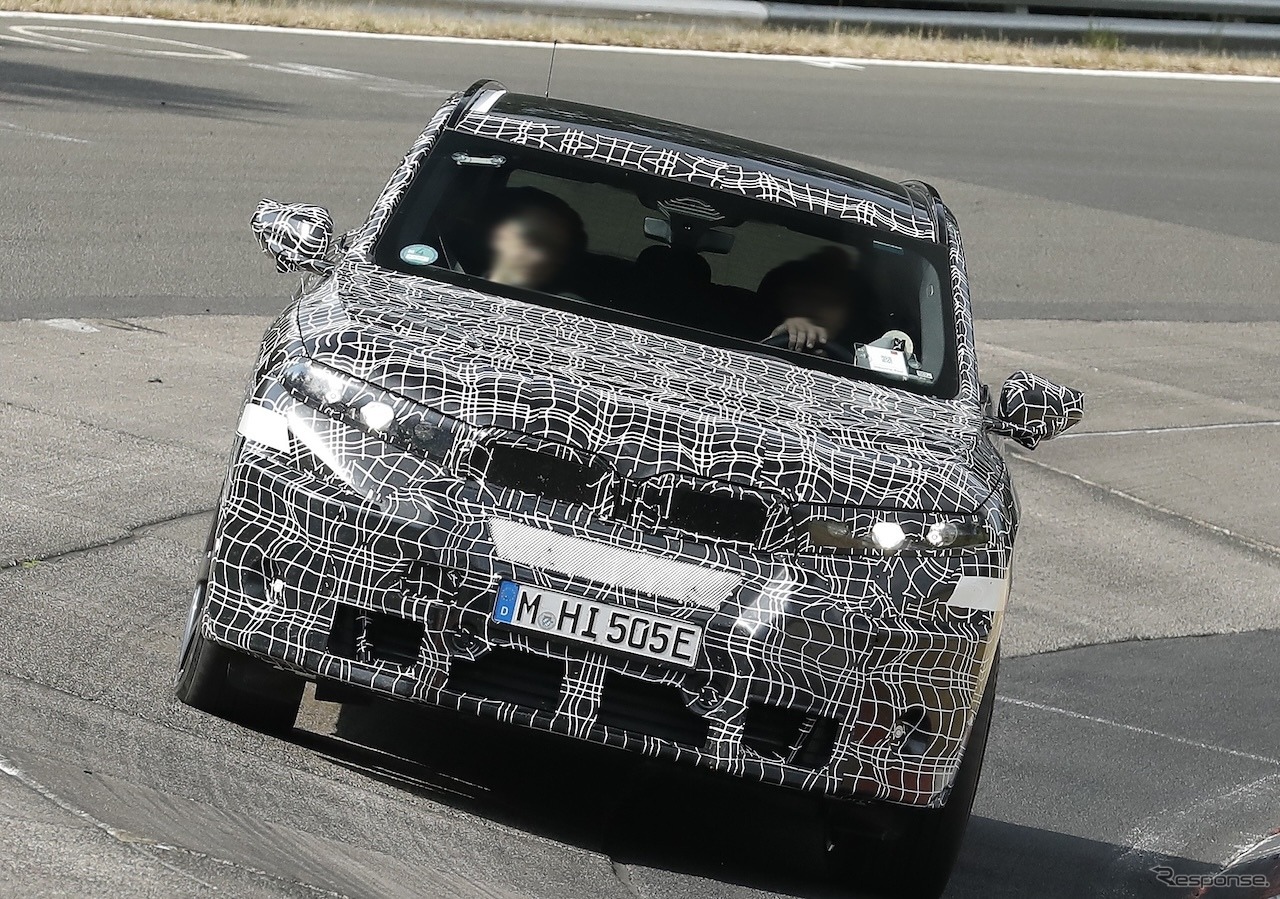 モンスターEVがニュル降臨! BMW『iX5 M』は4モーター搭載で1000ps超か?