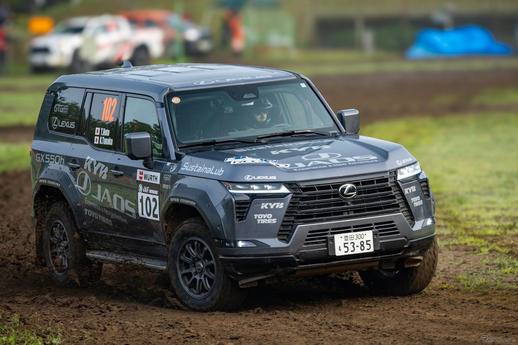 TEAM JAOS、レクサス『GX550h』でXC-1クラスを制す…ラリー北海道XCR Rd.6